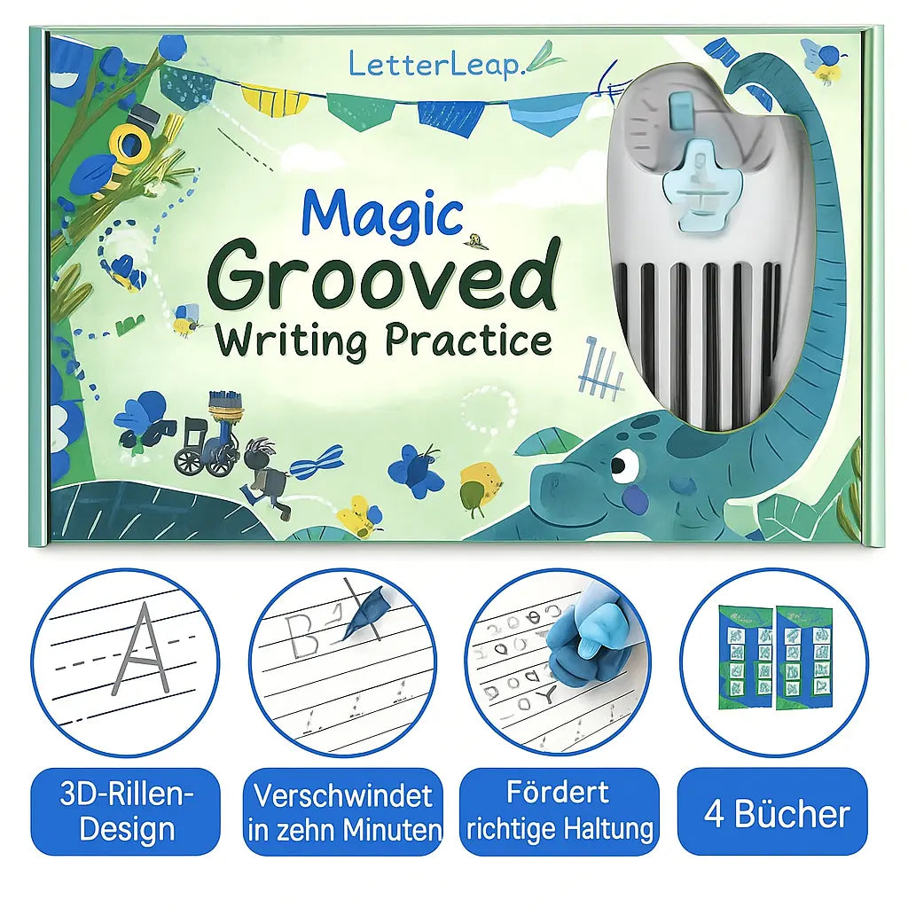 LetterLeap™ Arbeitsbuch – Von Kritzeleien zum Erfolg Curestep