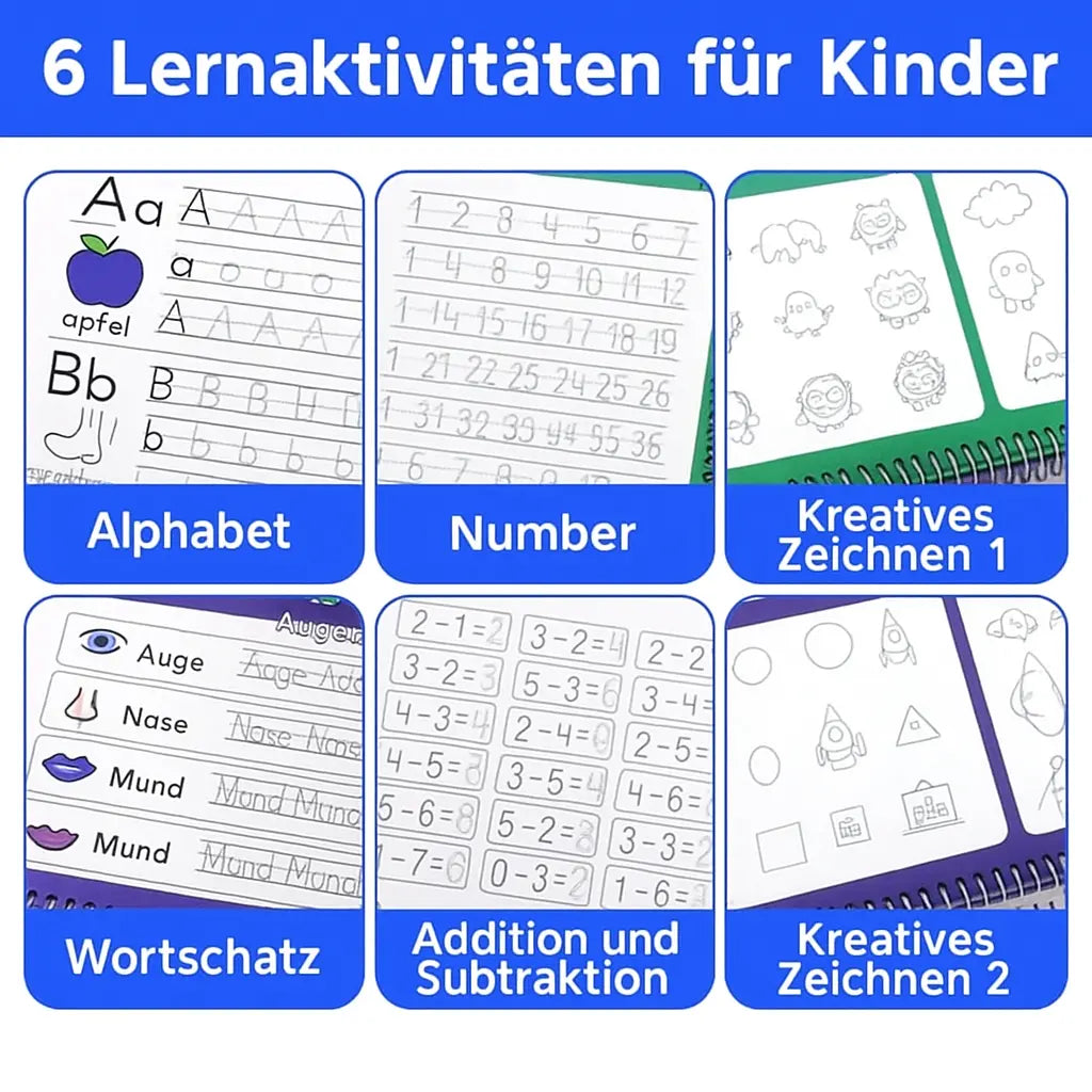 LetterLeap™ Arbeitsbuch – Von Kritzeleien zum Erfolg Curestep