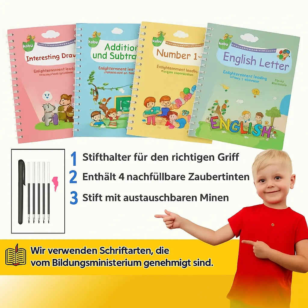 LetterLeap™ Arbeitsbuch – Von Kritzeleien zum Erfolg Curestep