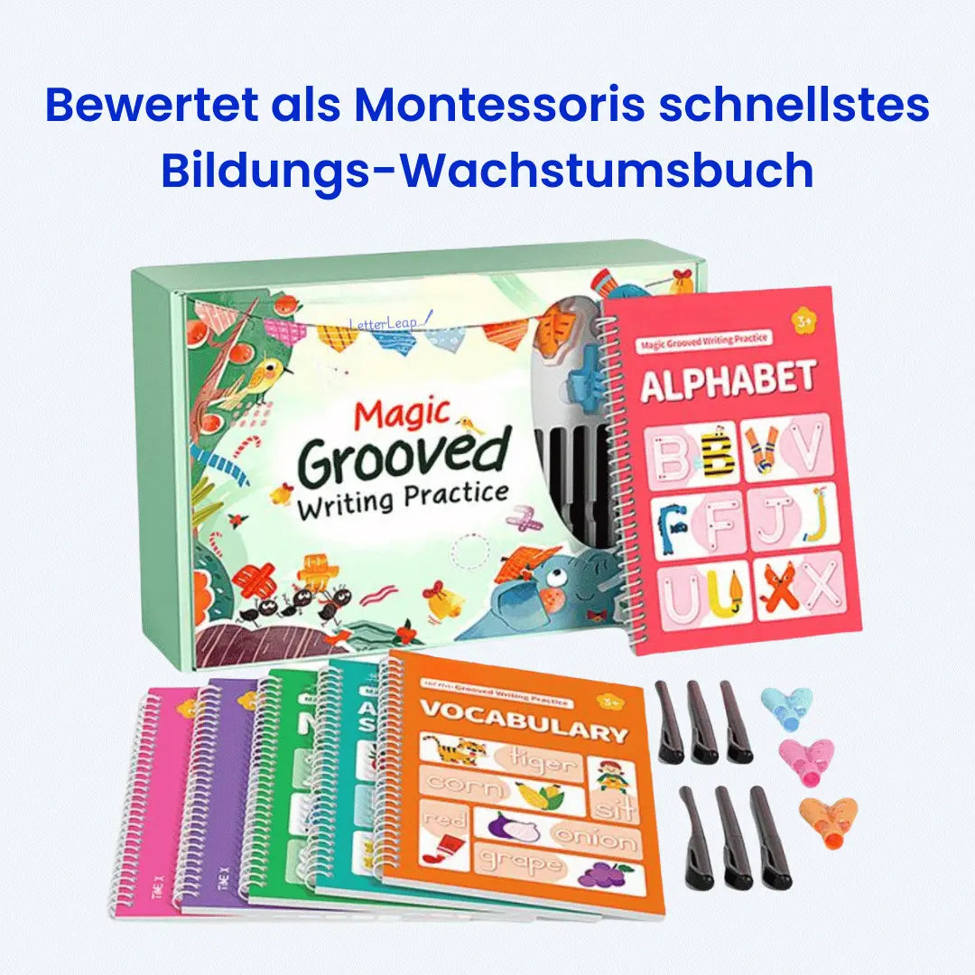 LetterLeap™ Arbeitsbuch – Von Kritzeleien zum Erfolg Curestep