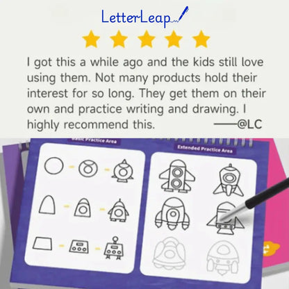 LetterLeap™ Workbook - From Scribbles to Success Curestep